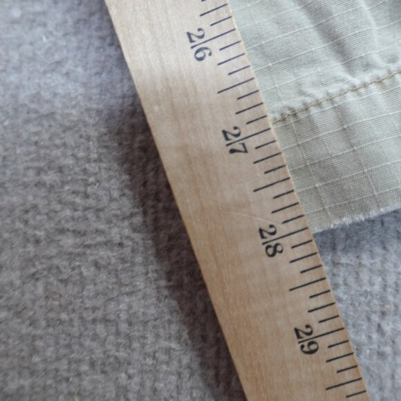 Polo Jeans Ralph Lauren Pants 30 Beige Cargo Ripstop Side Adjusters Y2K - Picture 3 of 10